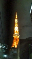 東京タワーの光