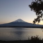 Mont Fuji au crépuscule