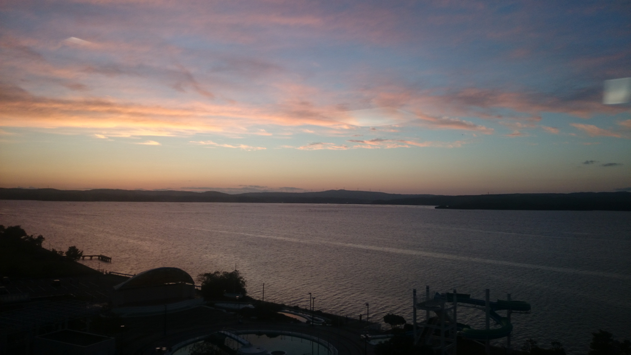 能登半島夕日